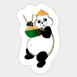 Eating panda Sticker